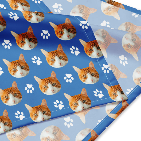 Custom Cat Face Bandana