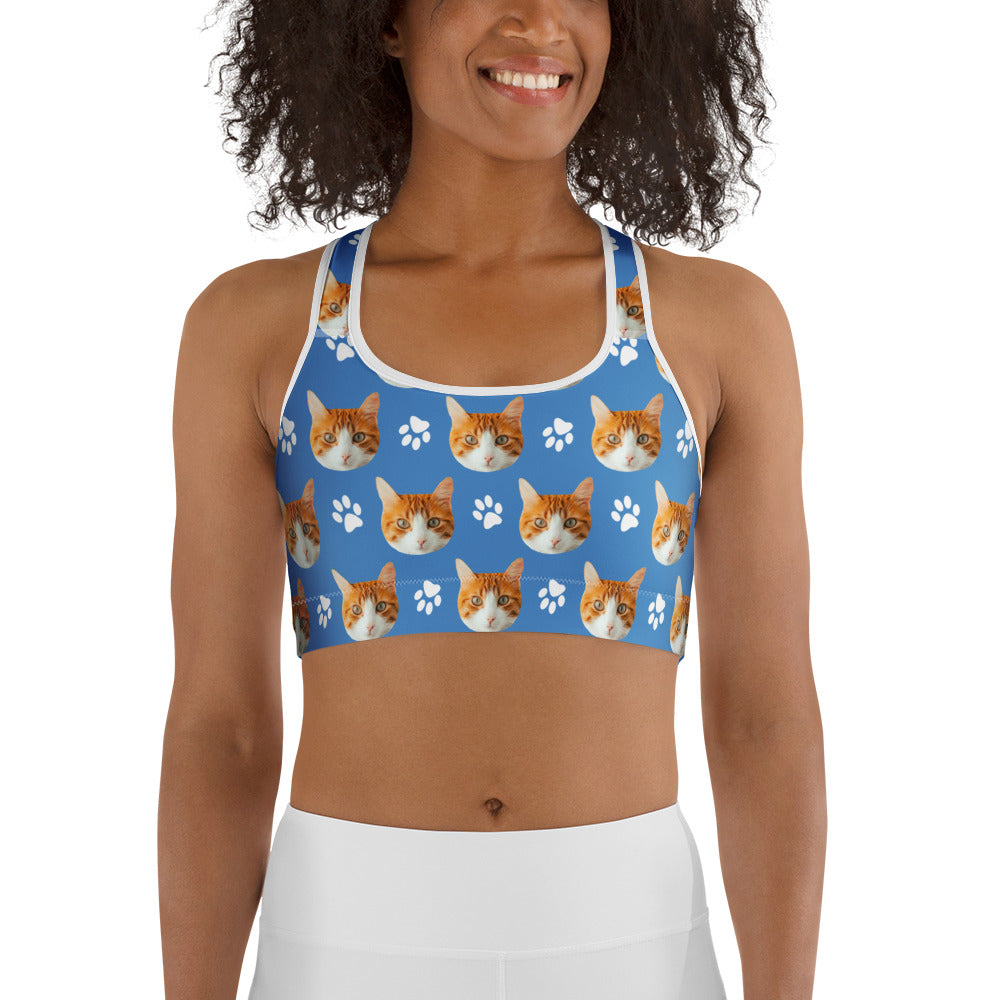 Custom Cat Face Bra