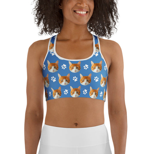 Custom Cat Face Bra