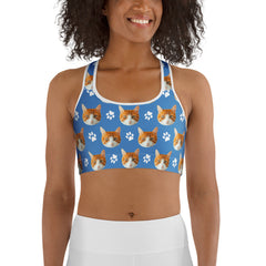 Custom Cat Face Bra