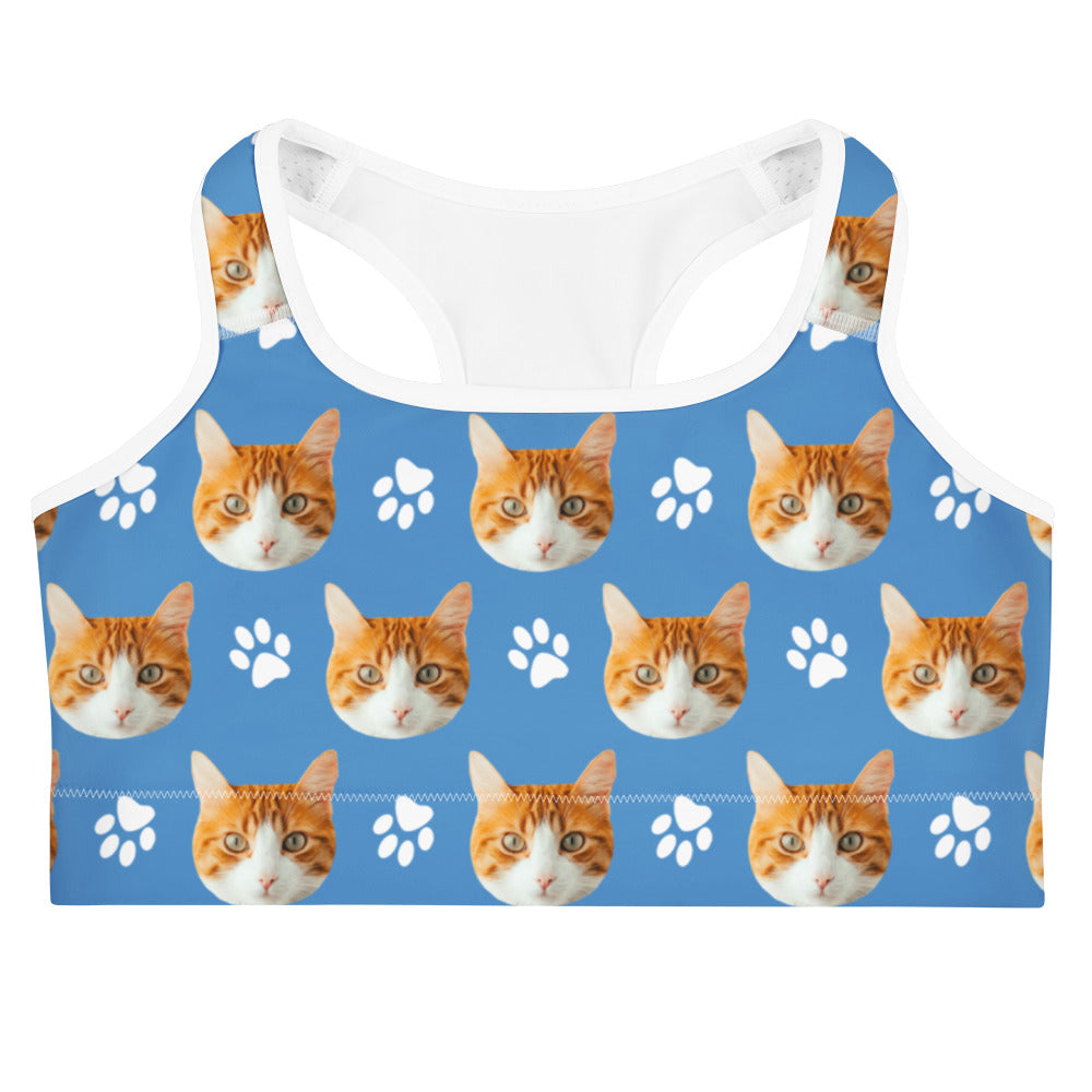 Custom Cat Face Bra