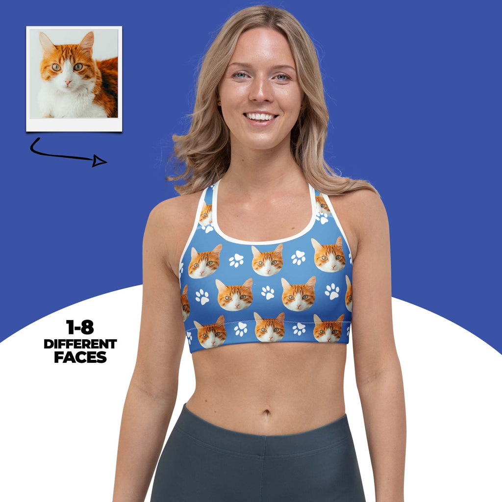 Custom Cat Face Bra