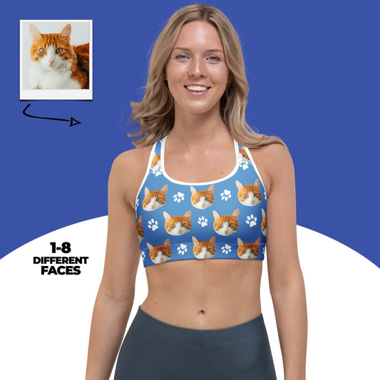 Custom Cat Face Bra