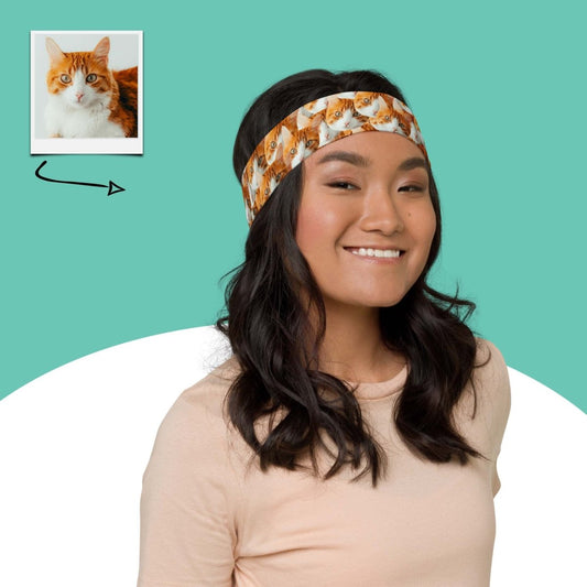 Custom Cat Face Headband