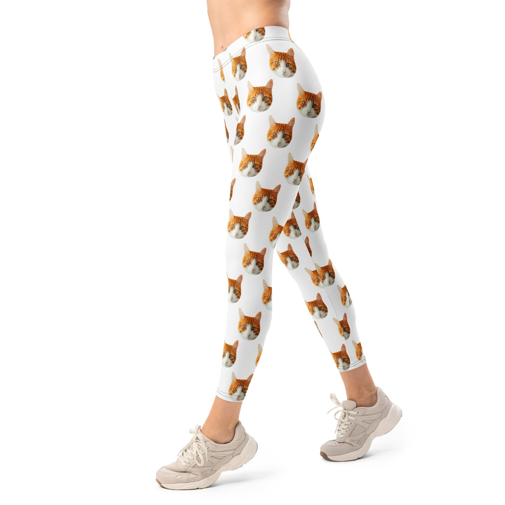 Custom Cat Face Leggings