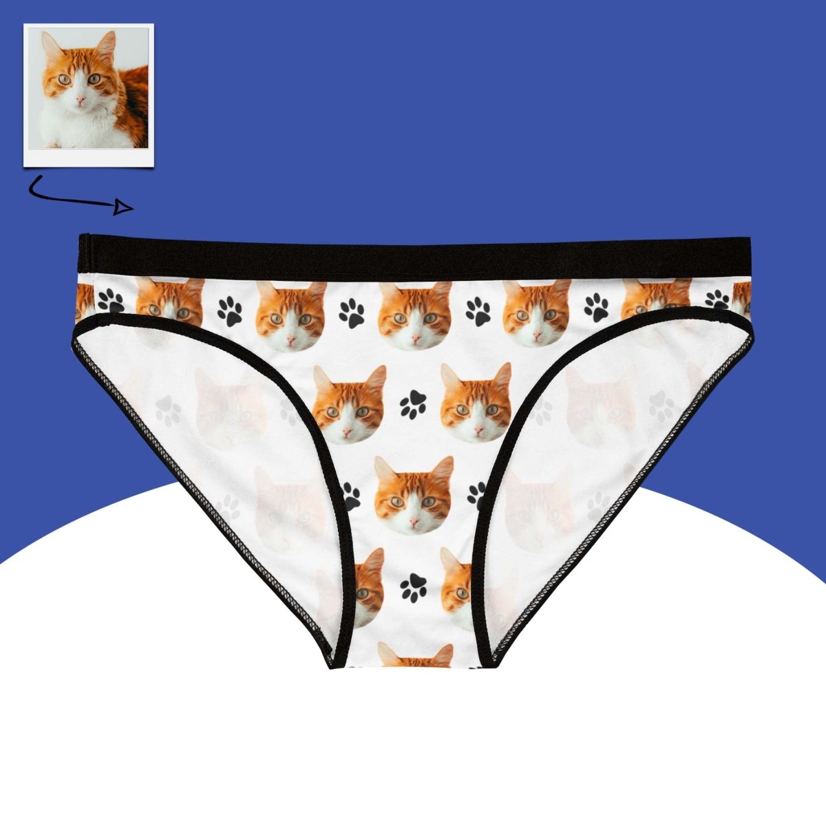 Custom Cat Face Panties Main image
