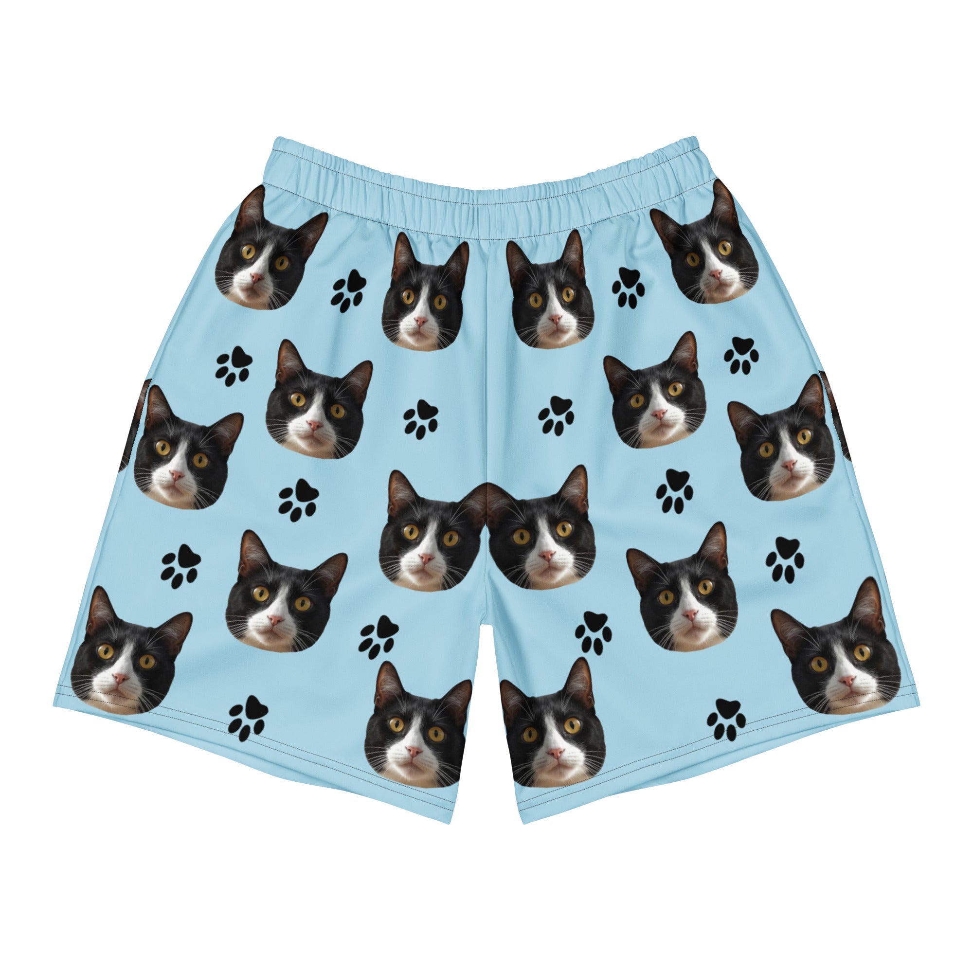 Custom Cat Face Shorts With Paws Secondary image