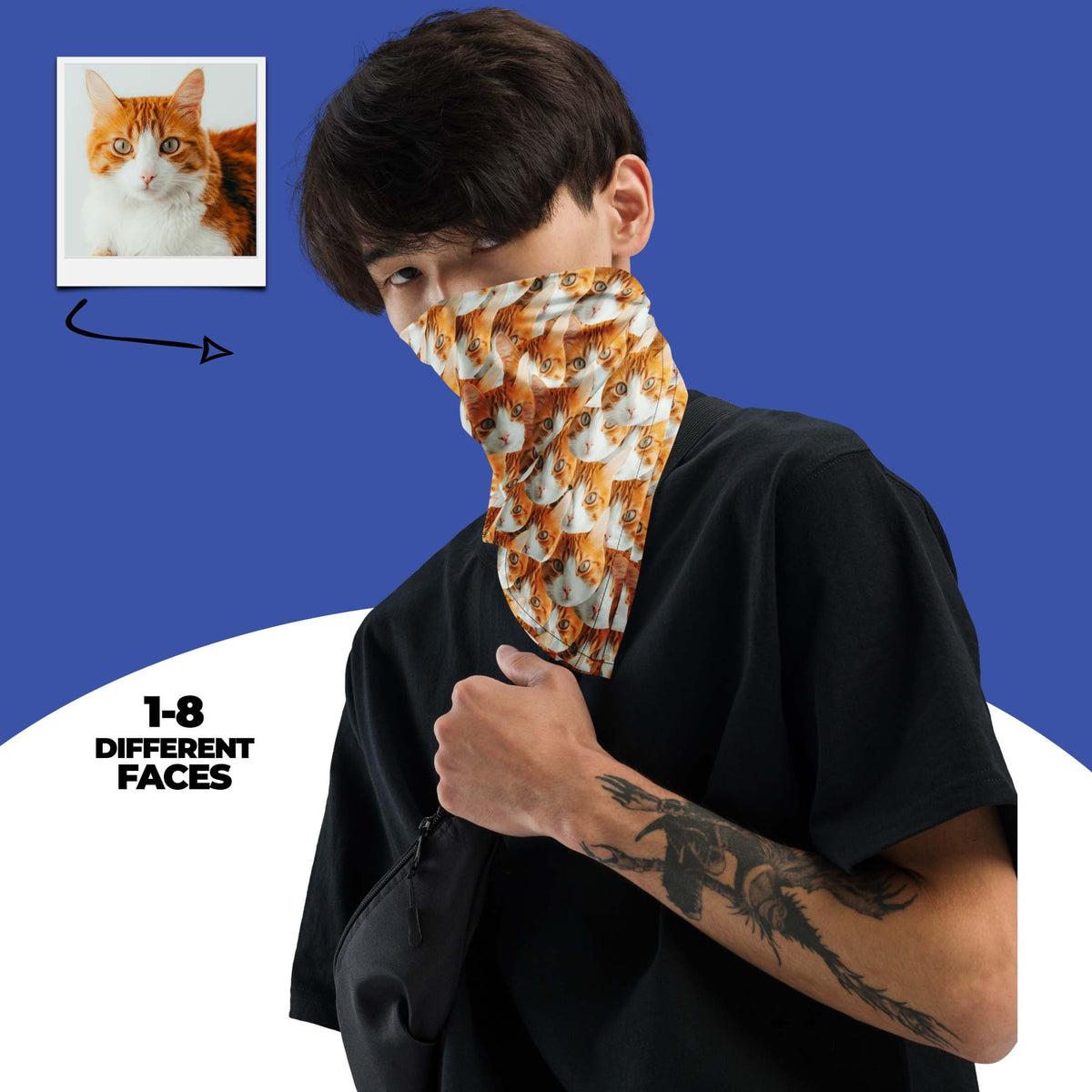 Custom Cat Faces Bandana Main image