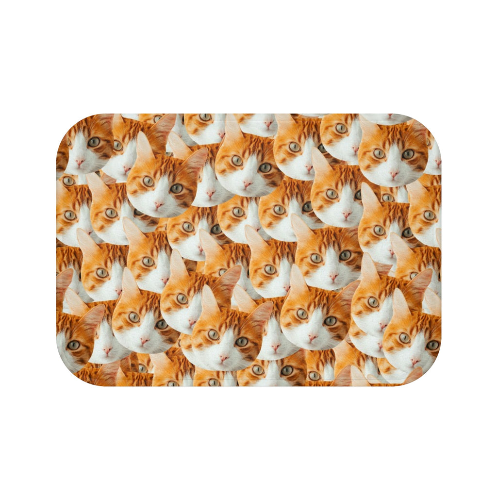 Custom Cat Faces Bath Mat