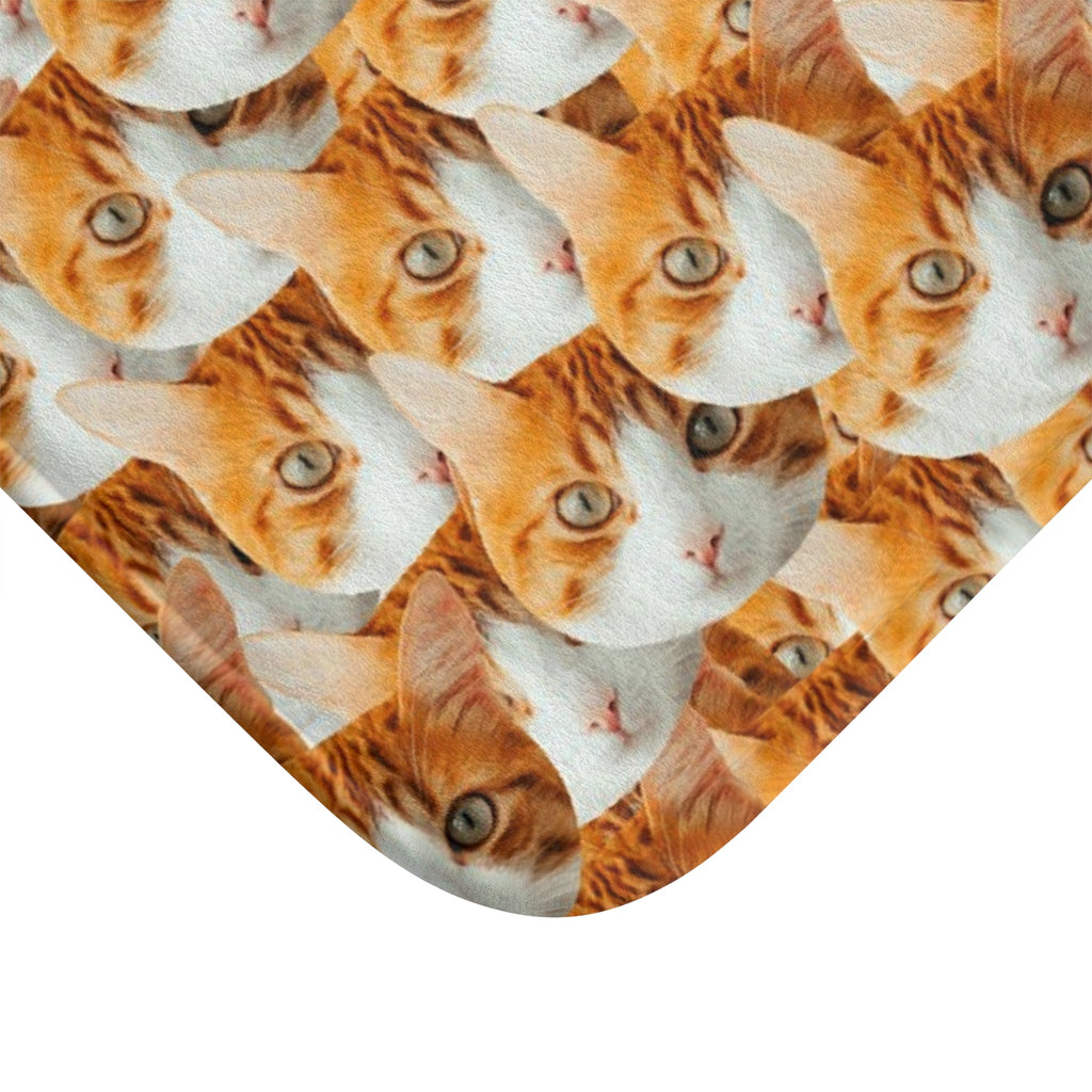 Custom Cat Faces Bath Mat