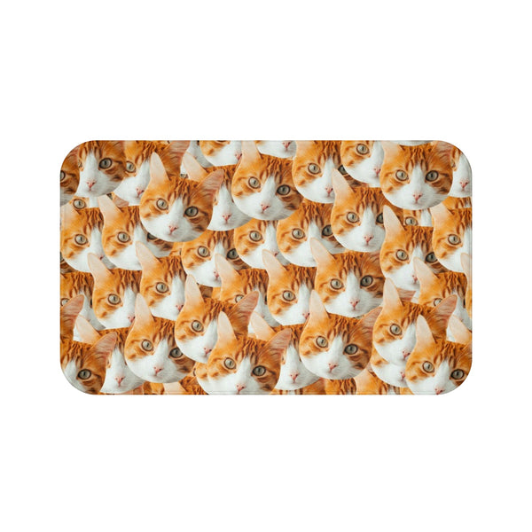 Custom Cat Faces Bath Mat