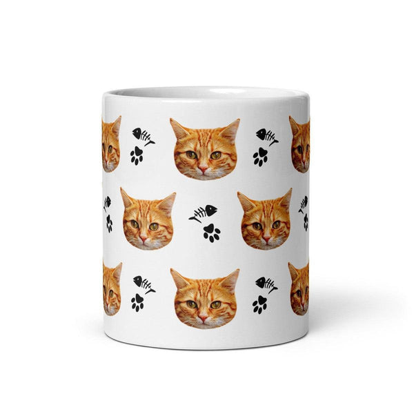 Custom Cat Face Mug