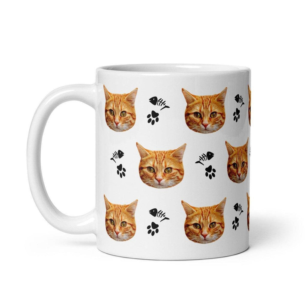 Custom Cat Face Mug