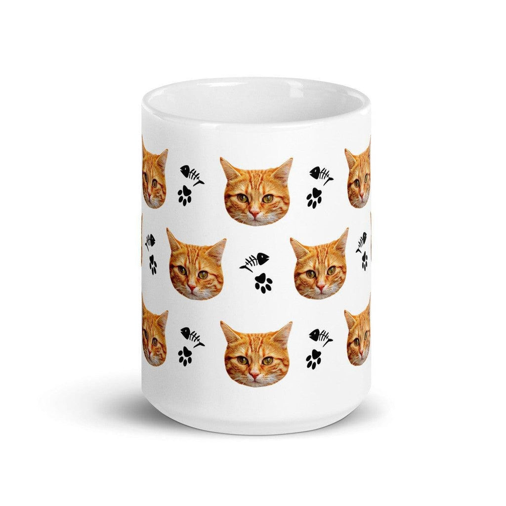 Custom Cat Face Mug