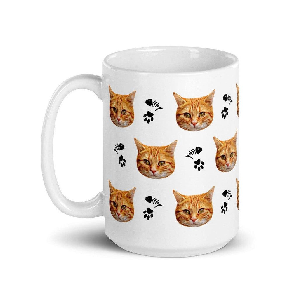 Custom Cat Face Mug