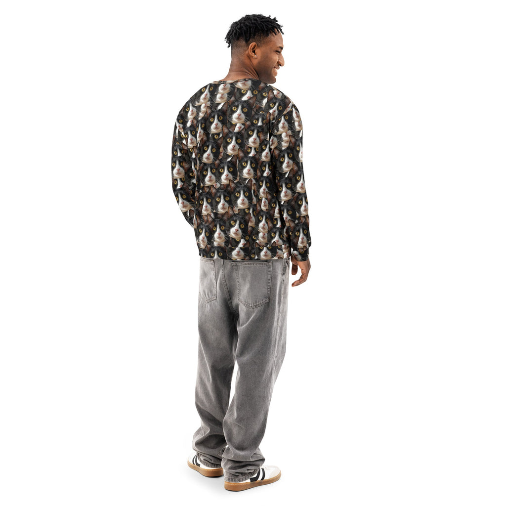 Custom Cat Faces Sweatshirt