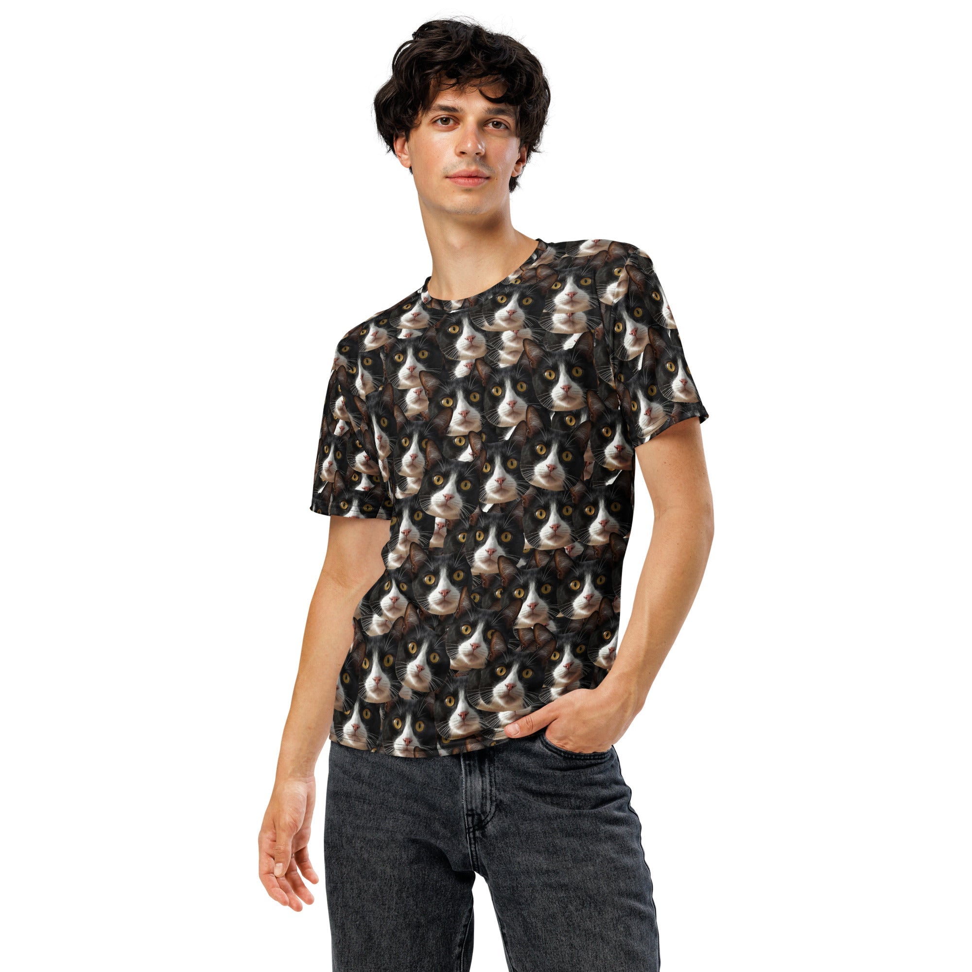 Custom Cat Faces T-shirt Secondary image