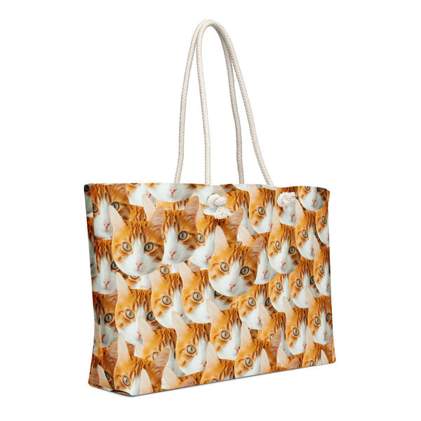 Custom Cat Faces Weekender Bag