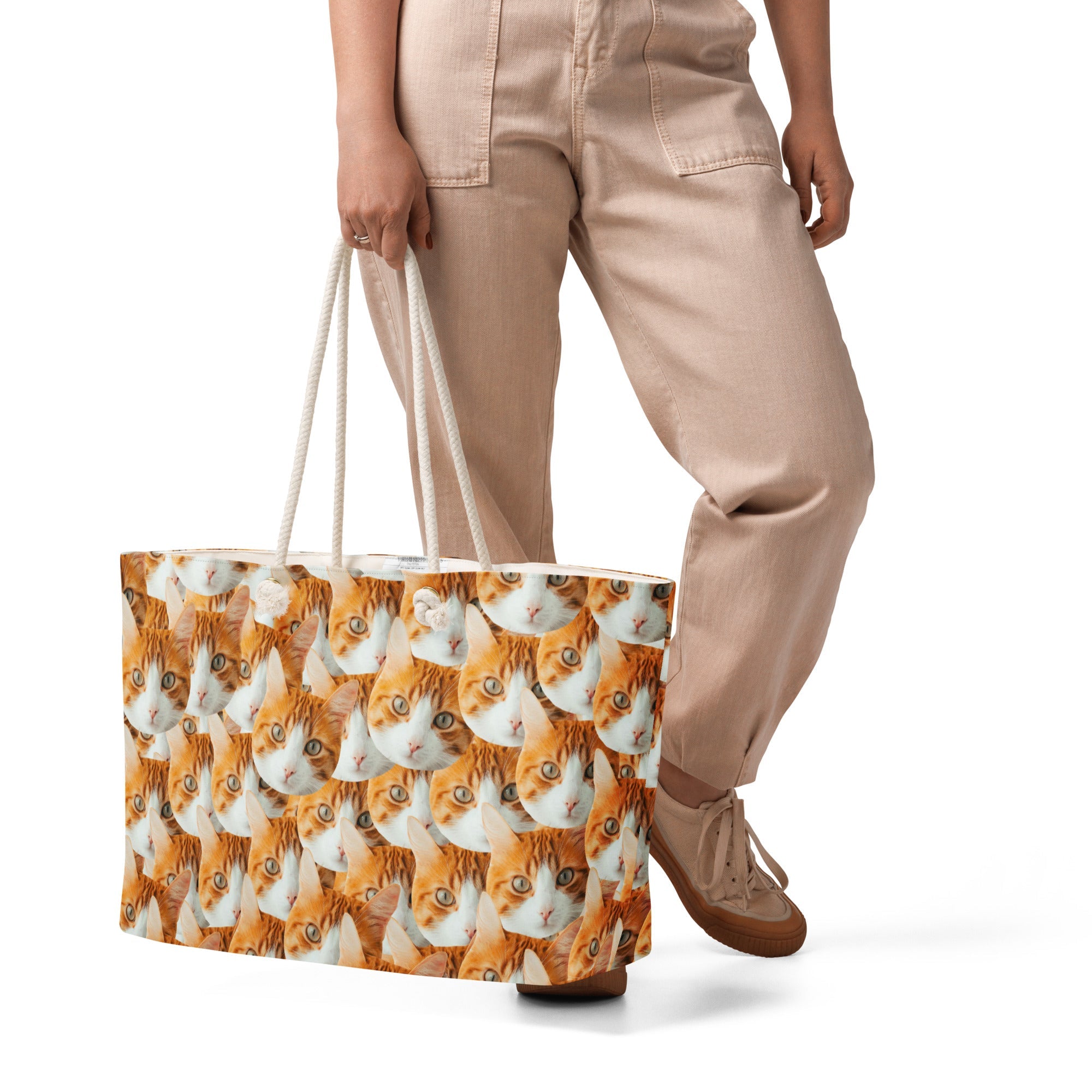 Custom Cat Faces Weekender Bag