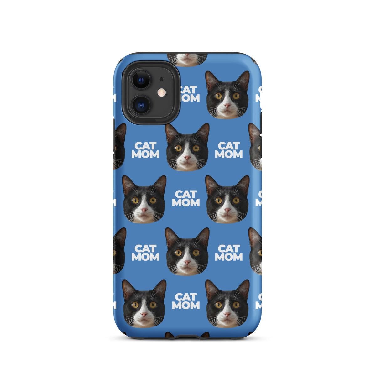 Custom Cat Mom Face Tough Phone Case