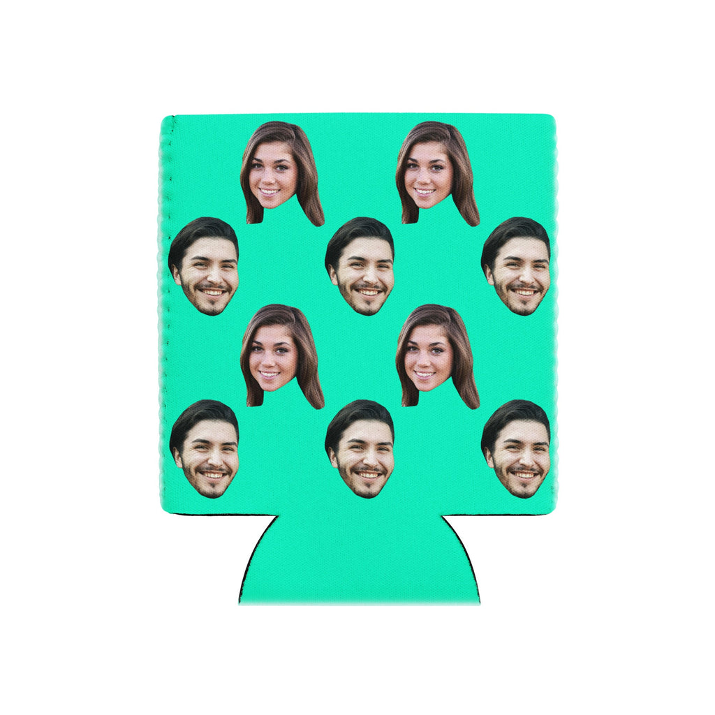 Custom Couple Faces Can Cooler