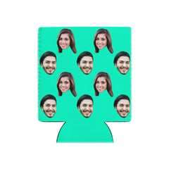 Custom Couple Faces Can Cooler