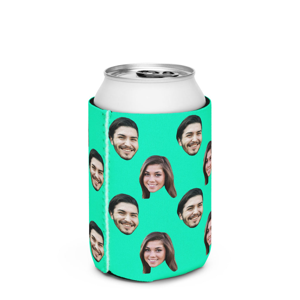 Custom Couple Faces Can Cooler