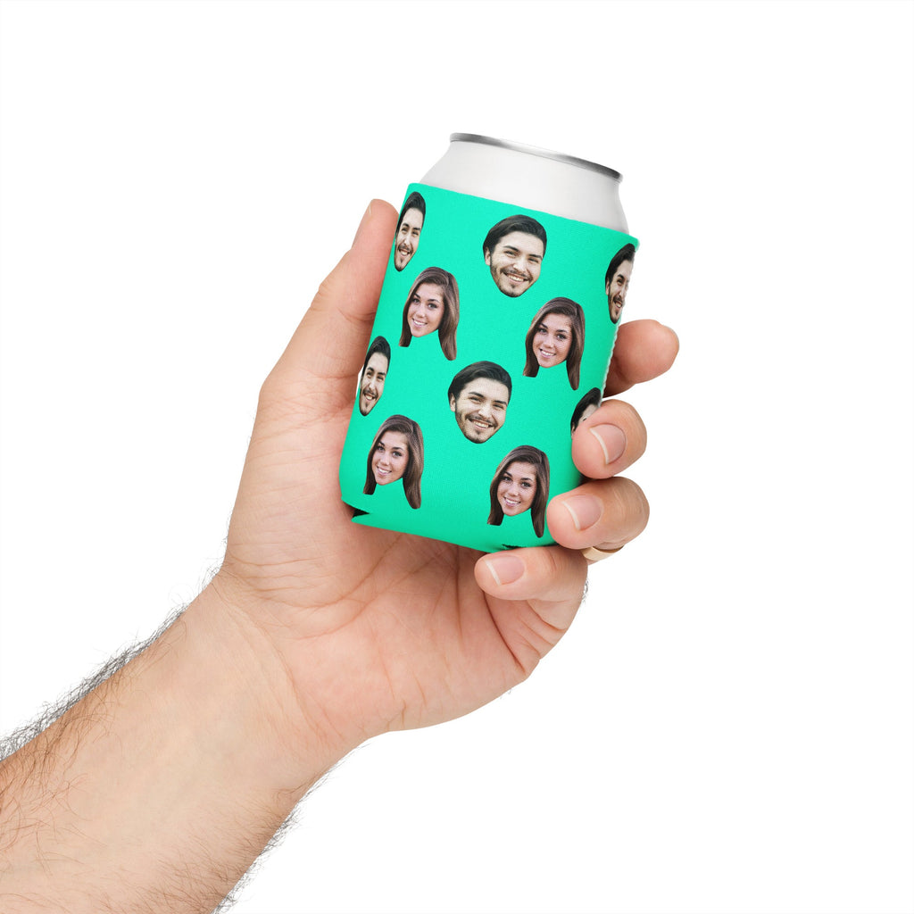 Custom Couple Faces Can Cooler