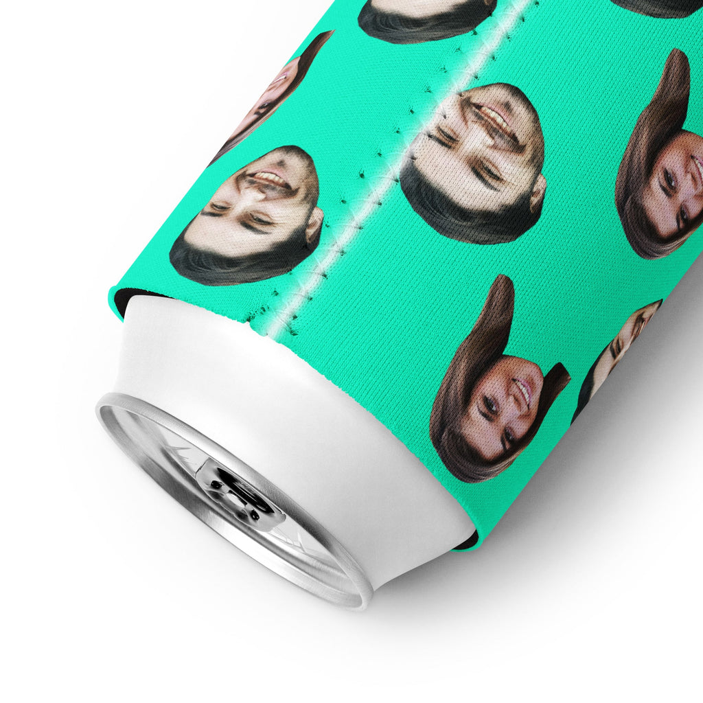 Custom Couple Faces Can Cooler
