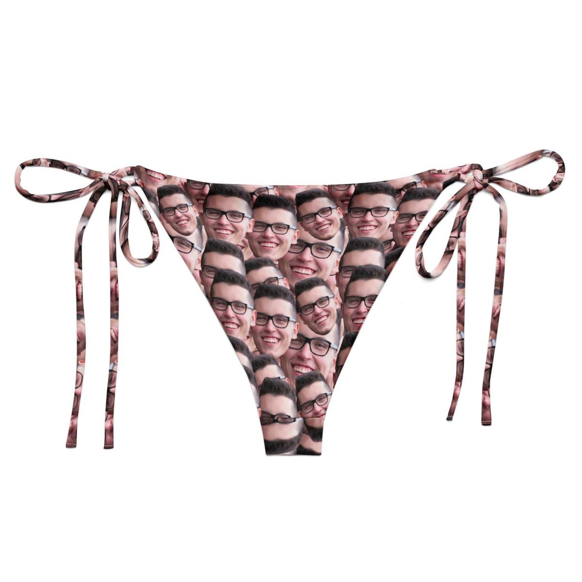 Custom Crazy Faces Bikini Bottom Secondary image