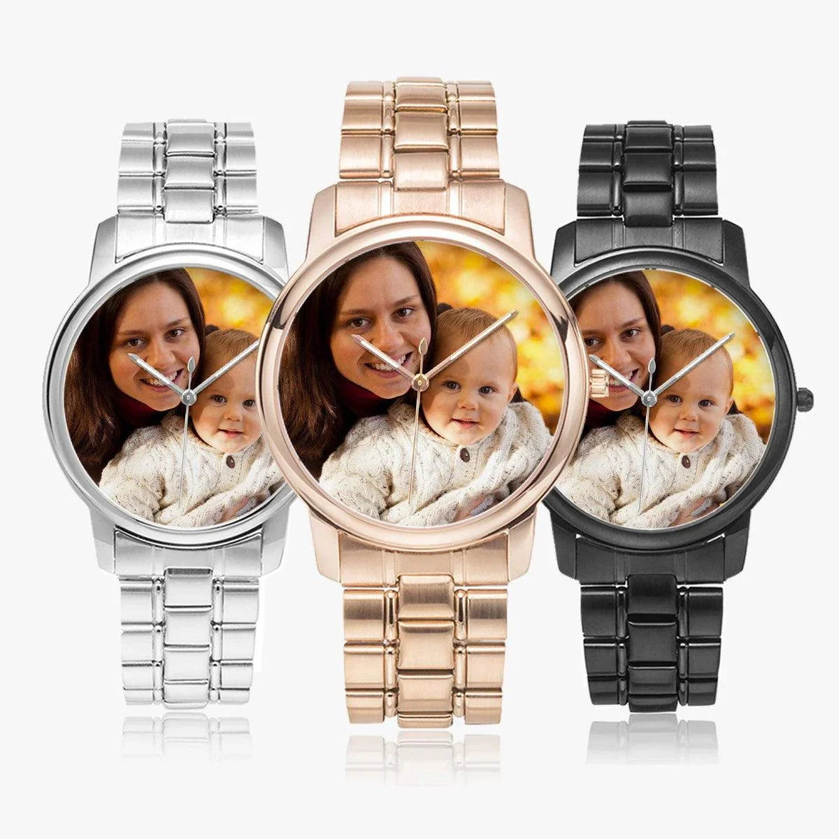 Custom Designed Silver Watch Secondary image