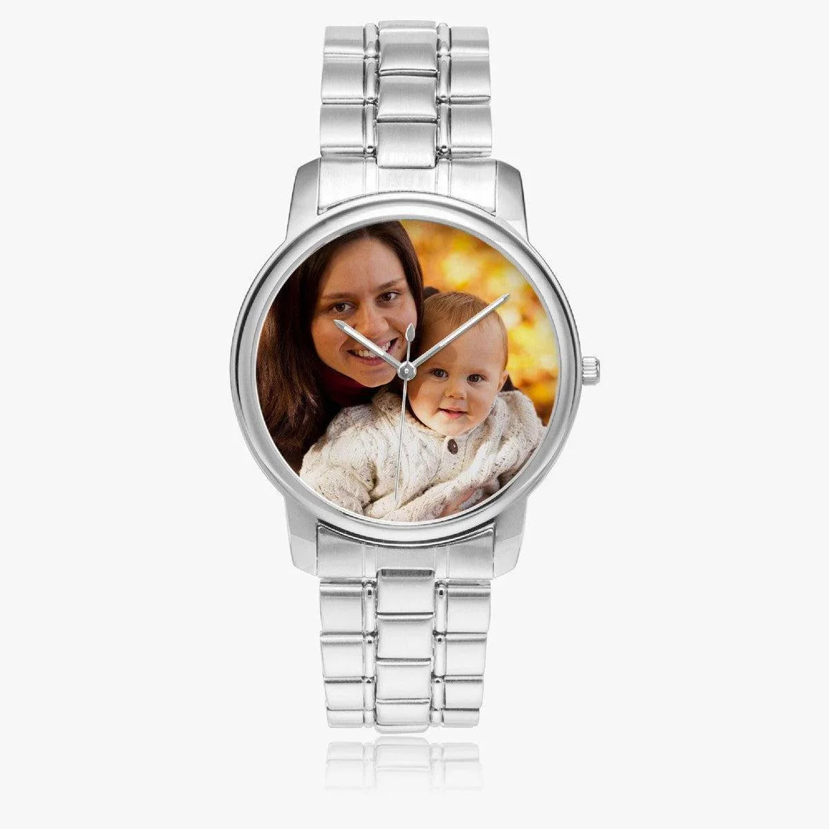Custom Designed Silver Watch Main image
