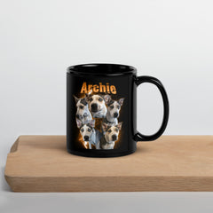 Custom Dog Bootleg Style Photo Collage Mug