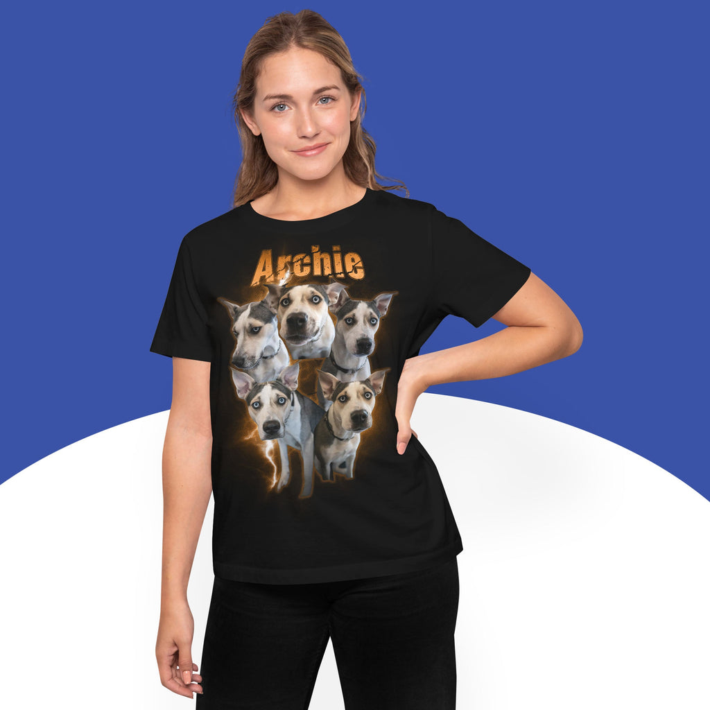 Custom Dog Bootleg T-Shirt