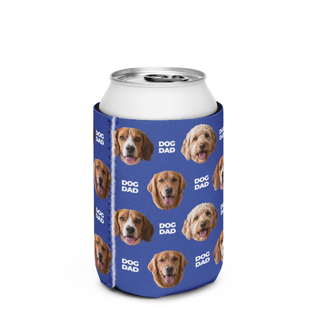 Custom Dog Dad Can Cooler