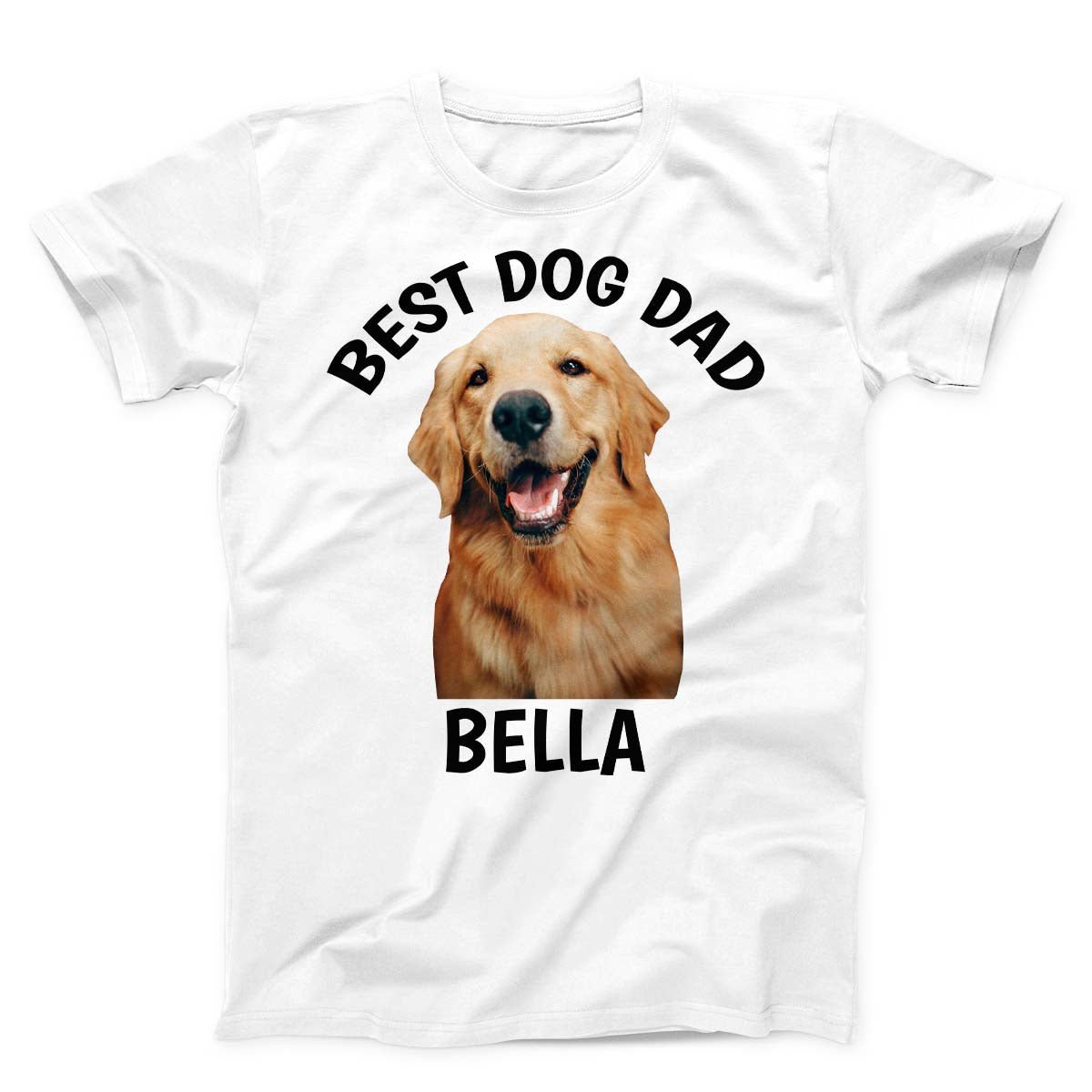 Custom Dog Dad T-shirt Secondary image
