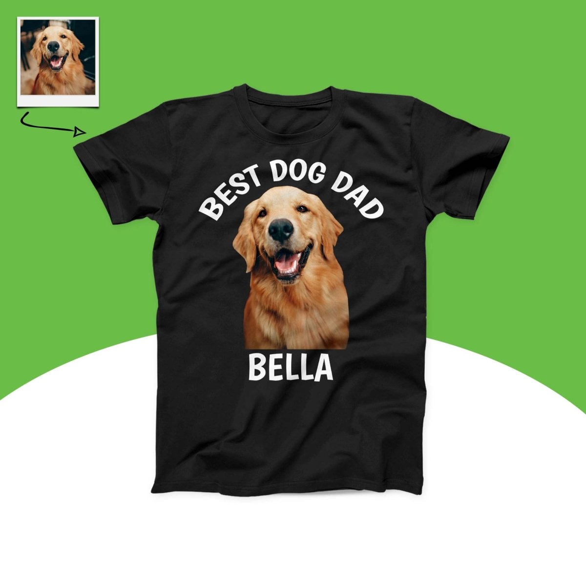 Custom Dog Dad T-shirt Main image