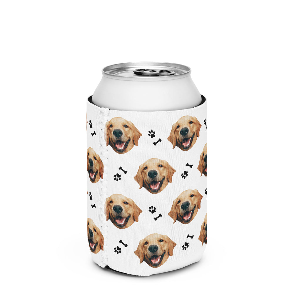 Custom Dog Face Can Cooler