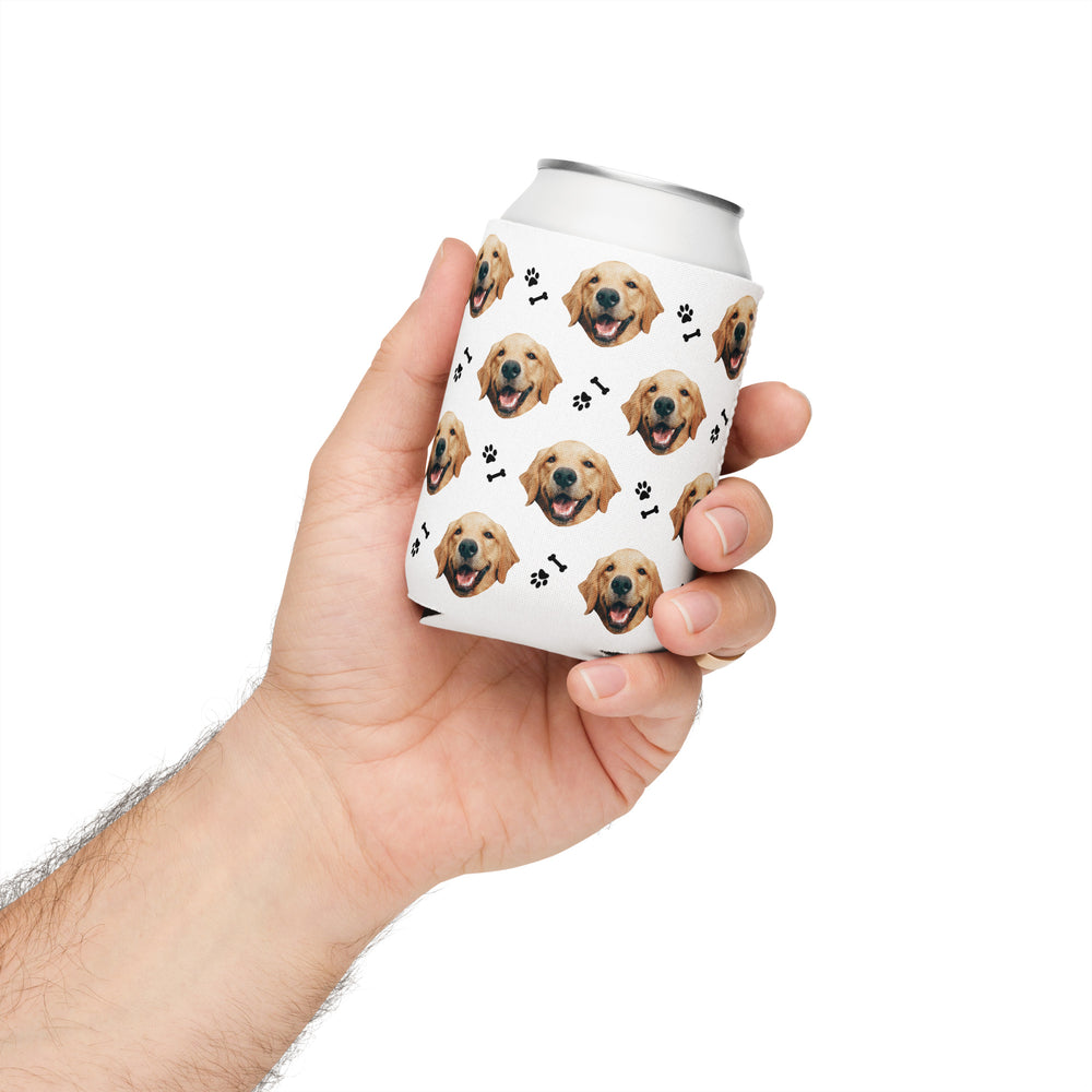 Custom Dog Face Can Cooler
