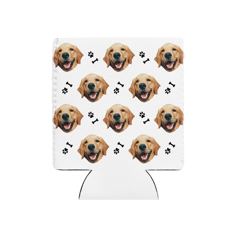 Custom Dog Face Can Cooler