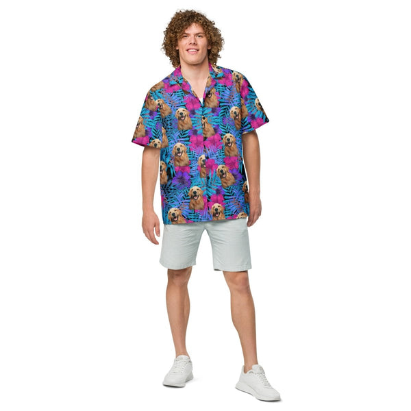 Custom Dog Face Hawaiian Shirt