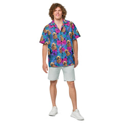 Custom Dog Face Hawaiian Shirt