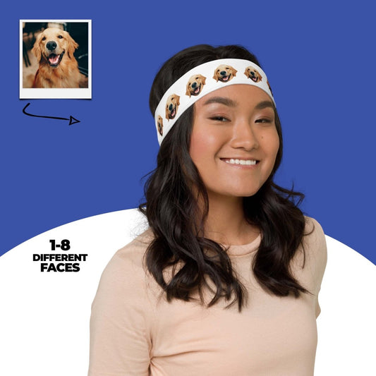 Custom Dog Face Headband