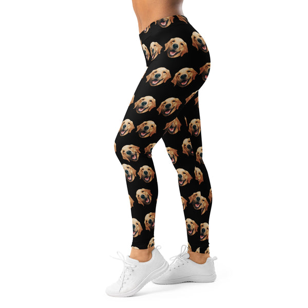 Custom Dog Face Leggings