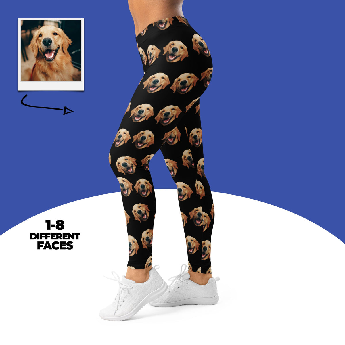 Custom Dog Face Leggings