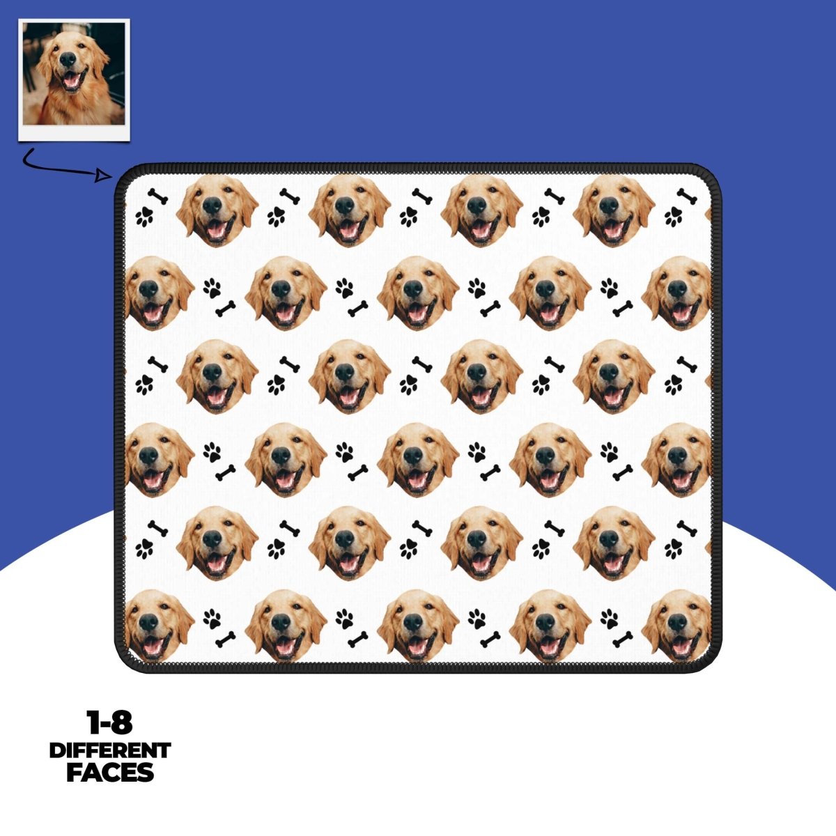 Custom Dog Face Mouse Pad Main image