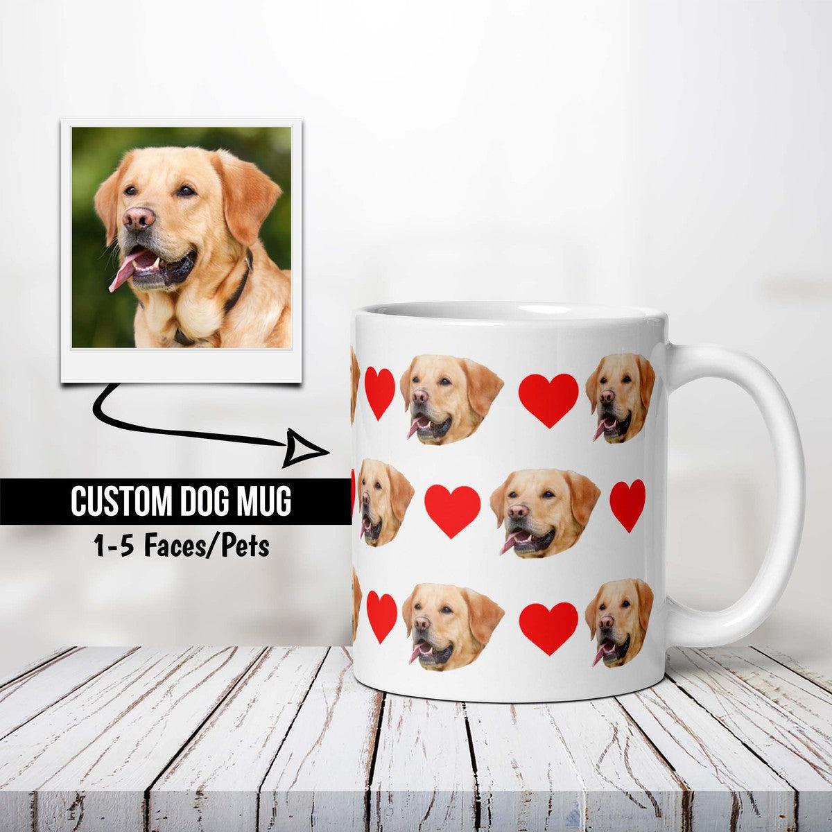 Custom Dog Face Mug Main image