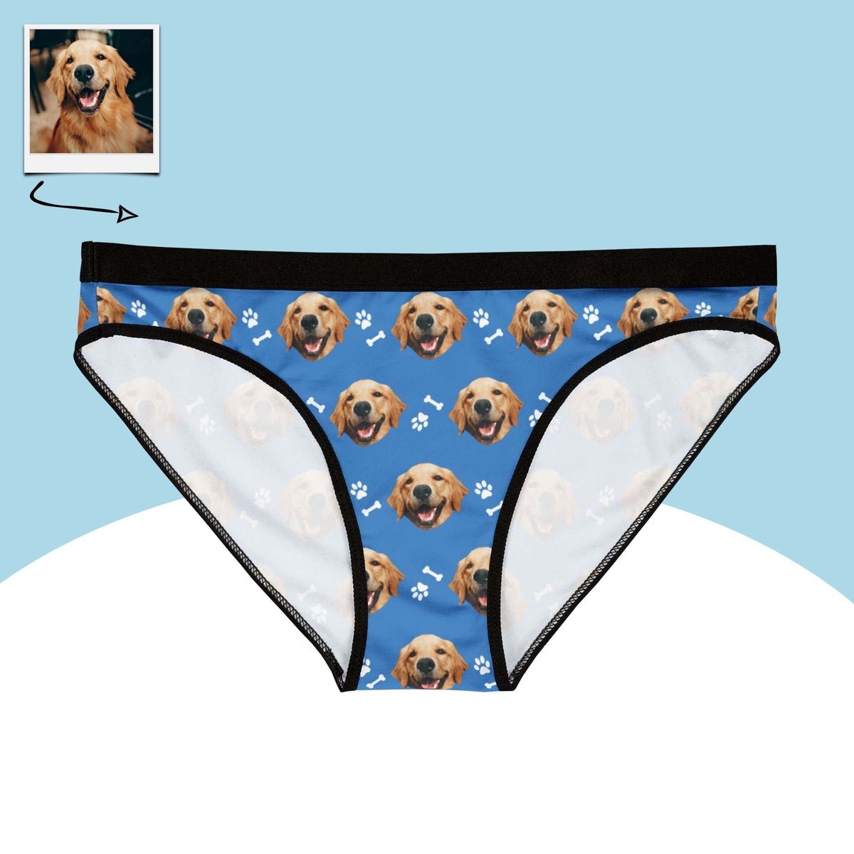 Custom Dog Face Panties Main image