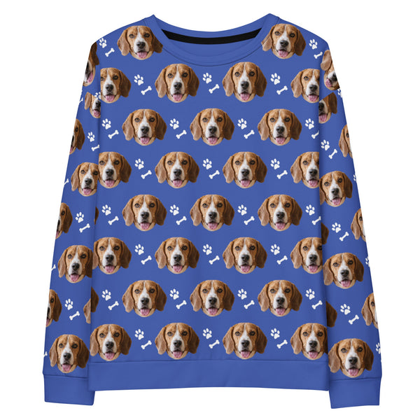 Custom Dog Face Sweatshirt