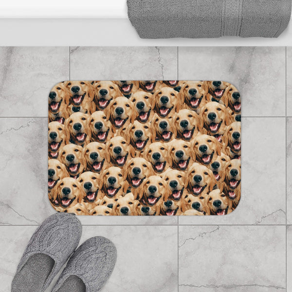 Custom Dog Faces Bath Mat